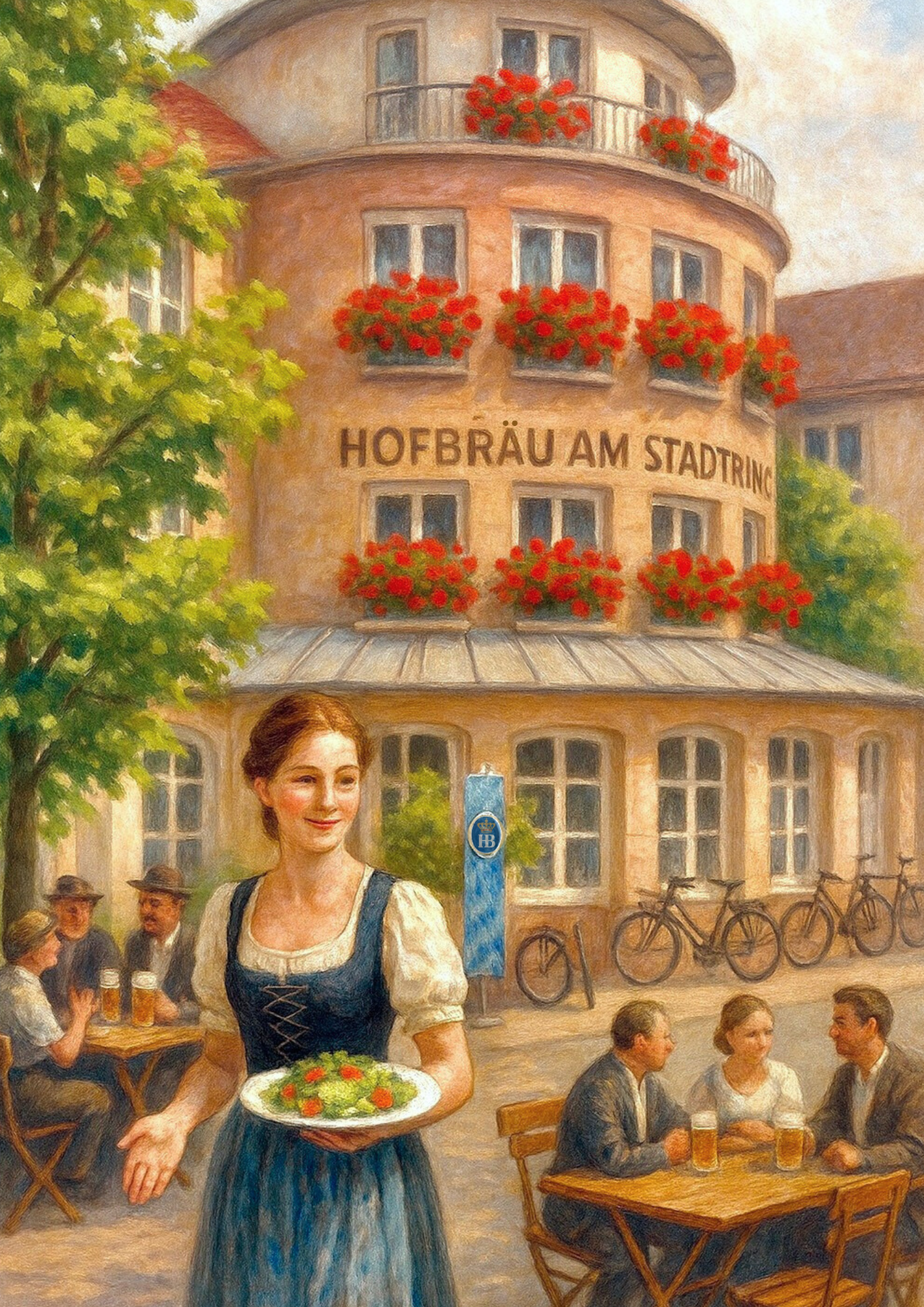 Hofbräu am Stadtring Deckblatt Speisekarte
